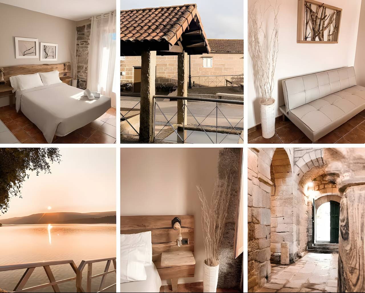 Double Room 'Cuarzo' with Mountain View, Shared Terrace and Wi-Fi in Muíños, Ourense region
