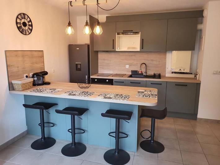 Appartement de vacances pour 4 personnes, avec jardin