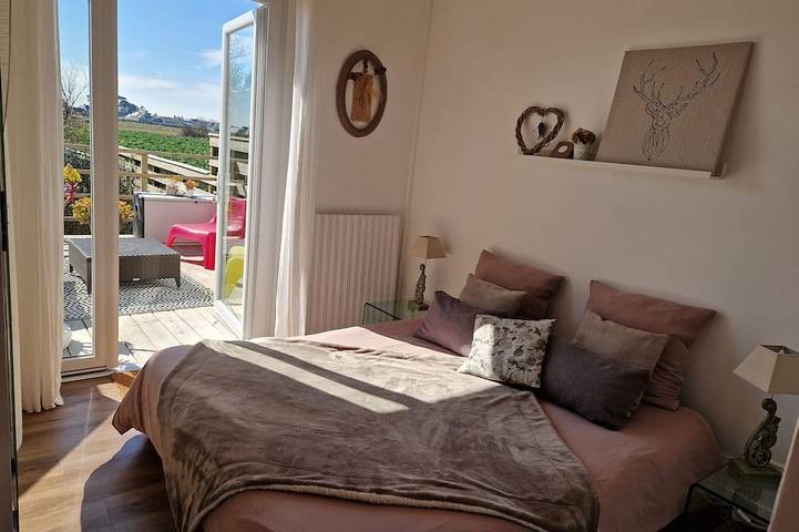 Chambre \"Côte des Légendes \" in Kerlouan, Région de Brest