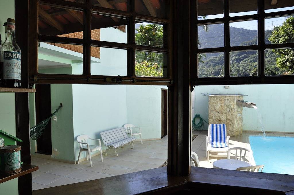 Schönes Haus mit zwei Schlafzimmern in Praia do Lázaro - Ubatuba in Ubatuba, Região Metropolitana do Vale do Paraíba e Litoral Norte