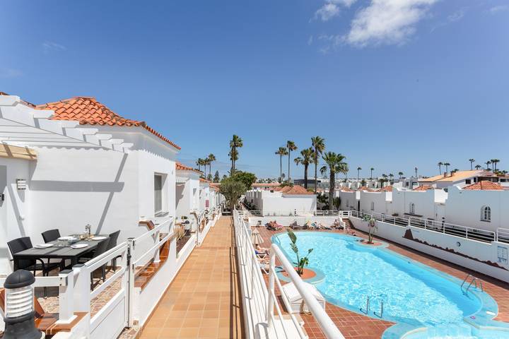 Bungalow para 2 personas, con Balcón y Piscina para niños en Corralejo