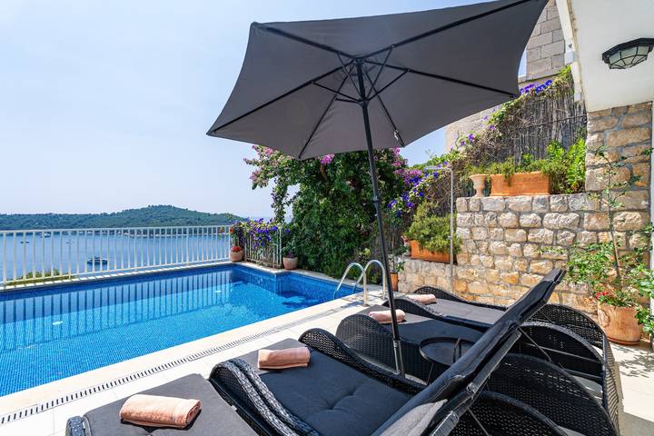 Ferienhaus für 14 Personen, mit Balkon und Meerblick in Dubrovnik - 4