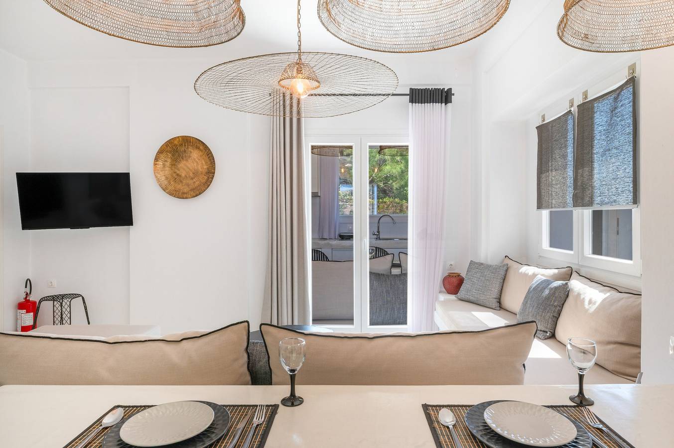 Ferienhaus 'Edem Garden Suite' mit Meerblick, Wlan und Klimaanlage in Andros