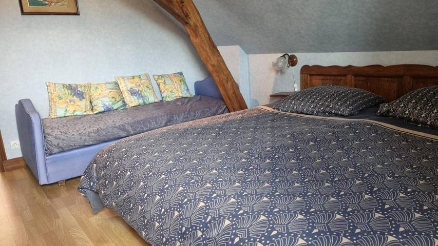 Gîte pour 5 personnes, avec vue ainsi que terrasse et jardin à Bourré - 3