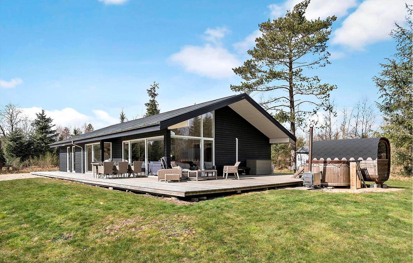 Ferienhaus für 8 Personen mit Sauna in Guldforhoved, Ikast-Brande