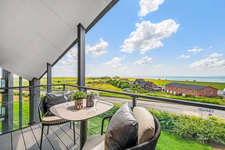 Ferienwohnung für 4 Personen, mit Balkon und Sauna in Dagebüll