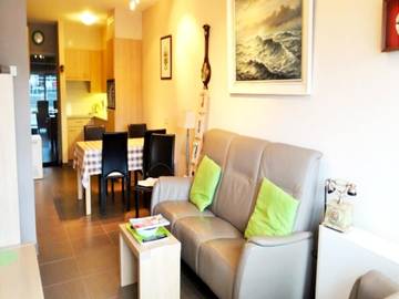 Gîte pour 6 personnes, avec balcon, adapté aux familles à Wenduine