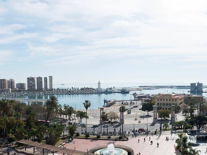 Appartement de vacances entier, Appartement de vacances pour 4 personnes avec vue sur l’océan in Malaga Centro Historico, Malaga