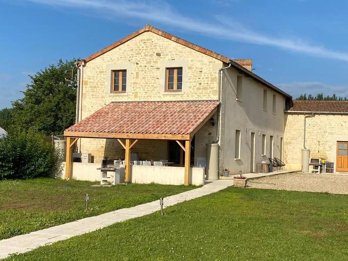 Maison de vacances pour 10 personnes, avec Terrasse et Jardin ainsi que Piscine et Vue