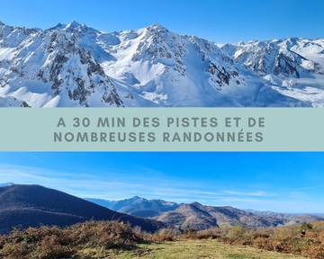 Gîte pour 4 personnes, avec balcon à Asté