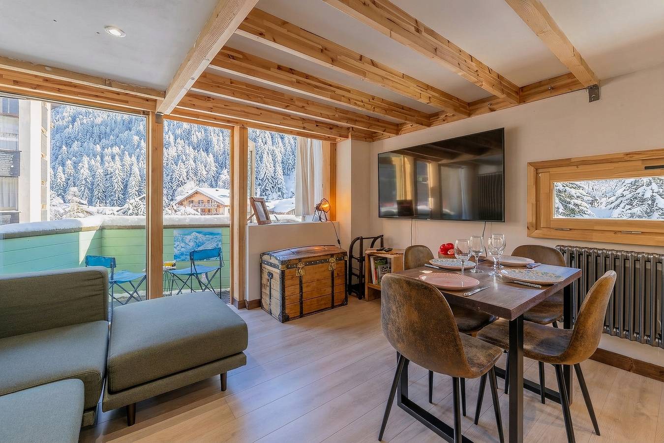 Appartement entier, Résidence Grand Roc - Bruyères 221 in Argentière, Chamonix-Mont-Blanc