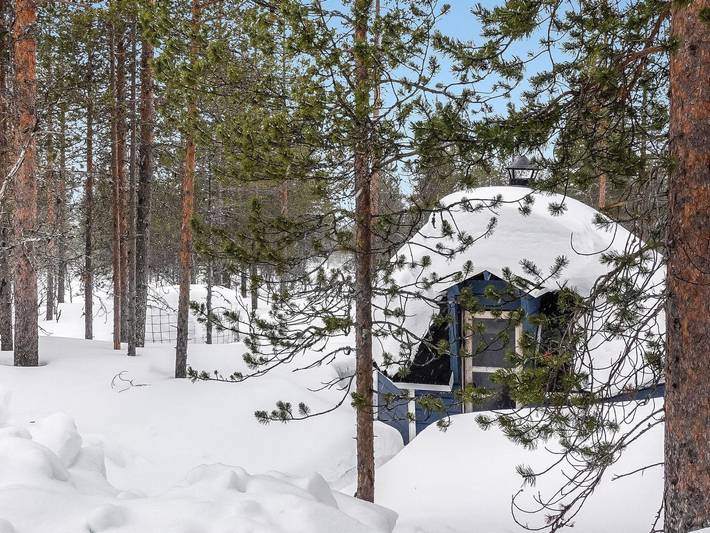 Sininen maja in Saariselkä, Lappland