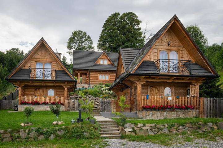 Apartament wakacyjny dla 6 osób, z widok i ogród w Witów