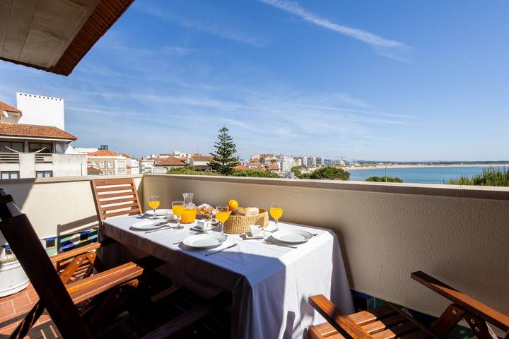 Apartamento para 6 personas, con Balcón y Terraza en São Martinho do Porto