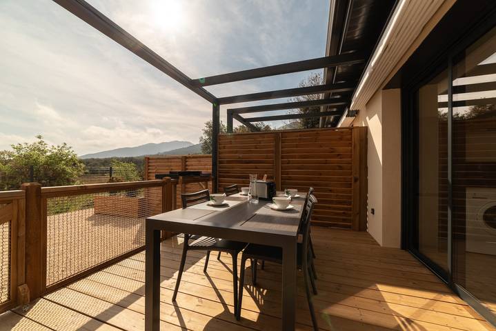 Gîte pour 4 personnes, avec jardin et bassin pour enfant, animaux acceptés - 1