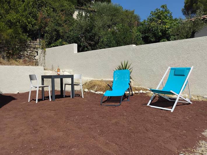 Maison de vacances pour 2 personnes, avec terrasse ainsi que jardin et vue