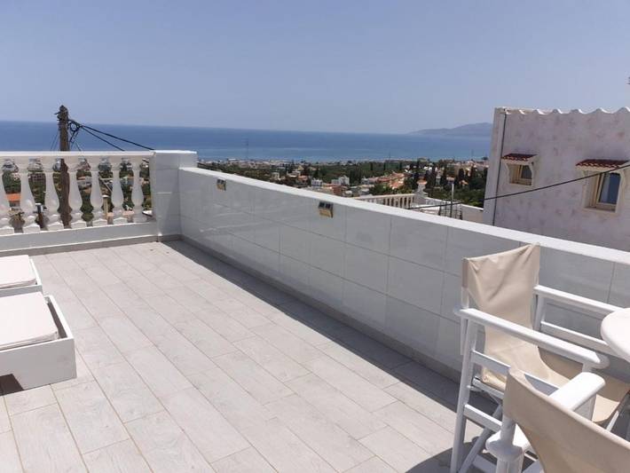 Maison d’hôte pour 2 personnes, avec piscine ainsi que vue et jardin, animaux acceptés à Chersónissos - 4