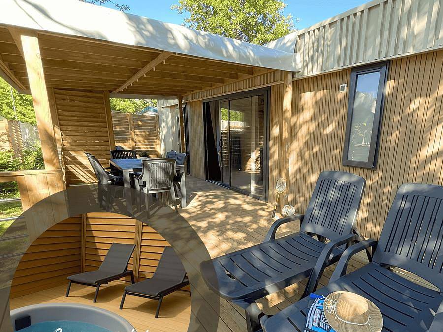 Camping Campilo - Mobilhome 6 personas - Exclusiva casa rural Nature de 3 dormitorios con Spa in Aubigny (Vendée), Valle del Loira