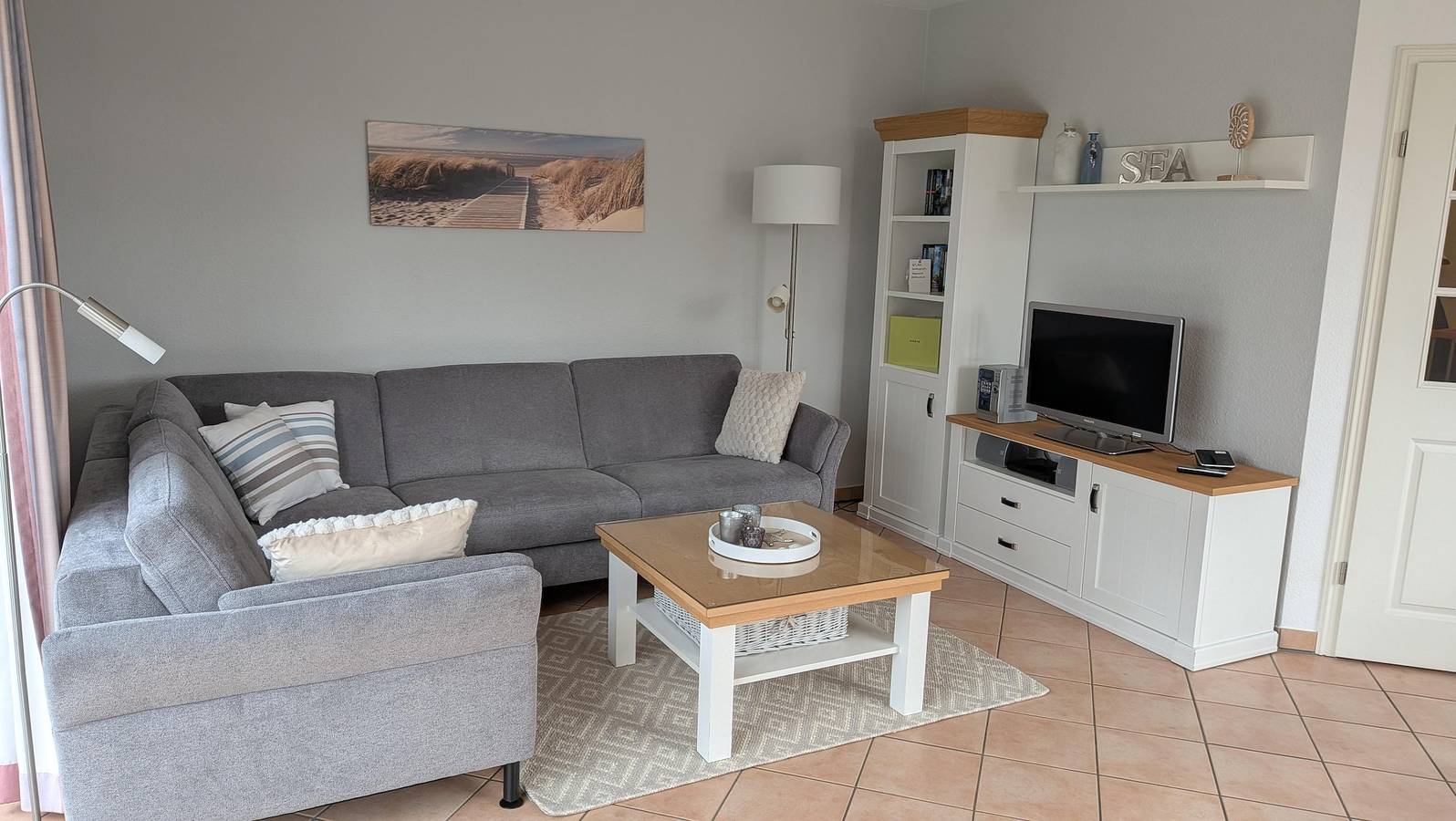 Deichblick in St. Peter-Ording, Eiderstedt