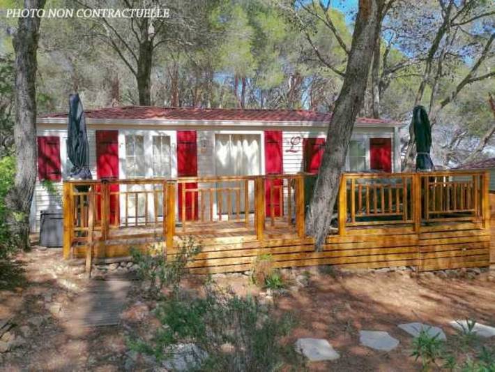 Mobil home pour 6 personnes à Castelnau-de-Guers