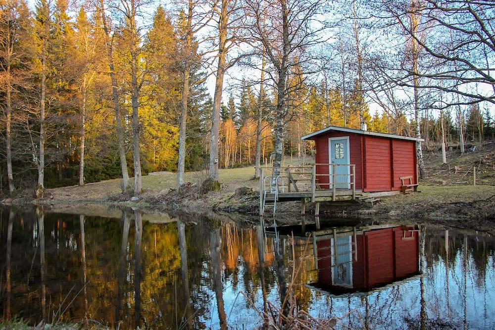 Cozy cottage near a former water mill on a beautiful river in Jönköpings län
