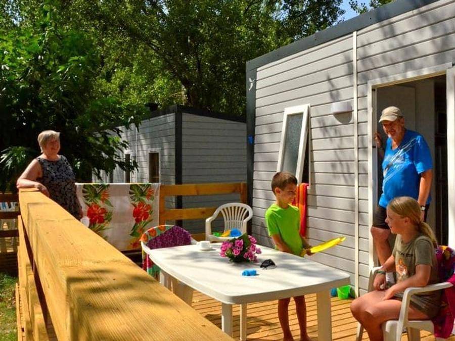 Camping La Plage de l'Orb - Mobilheim 4 personen - 2 Zimmer 4 Personen in Cessenon-sur-Orb, Béziers und Umgebung