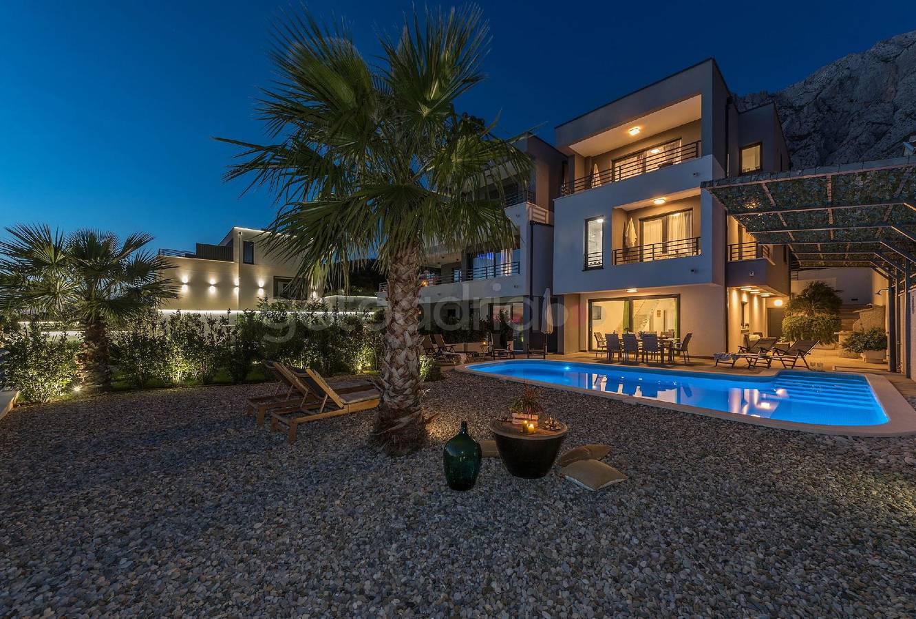 5star View - Private Pool - Luxury Villa Ivizza in Veliko Brdo, Macarsca