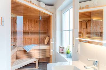 Ferienpark für 7 Personen, mit Whirlpool und Sauna in Burhave