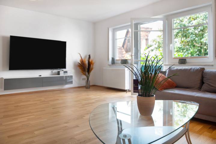 Entire apartment, Apartment 'Ferienwohnung Am Obertor' with Balcony and Wi-Fi in Pfullendorf, Region Bodensee-Oberschwaben