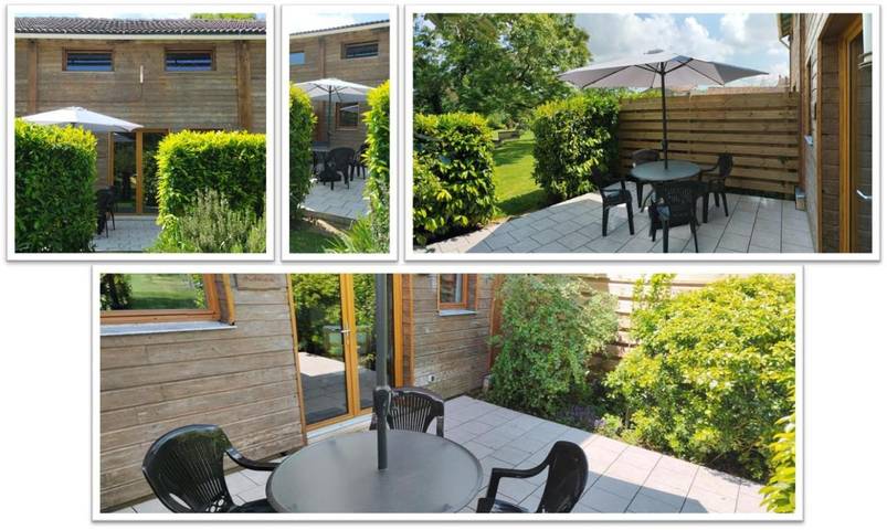 Location de vacances pour 4 personnes, avec Terrasse et Jardin ainsi que Piscine et Vue à Cherbonnières - 3