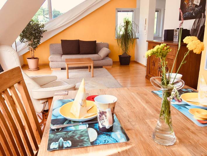 Gîte pour 4 personnes, avec balcon à Meersburg