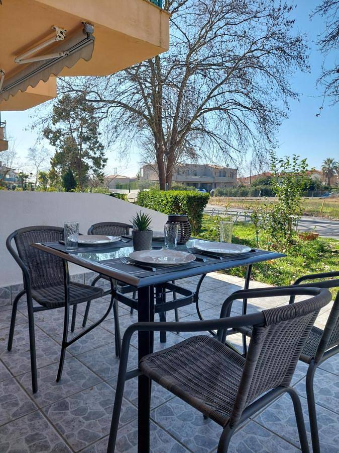 Ferienwohnung für 4 Personen, mit Ausblick und Garten sowie Terrasse