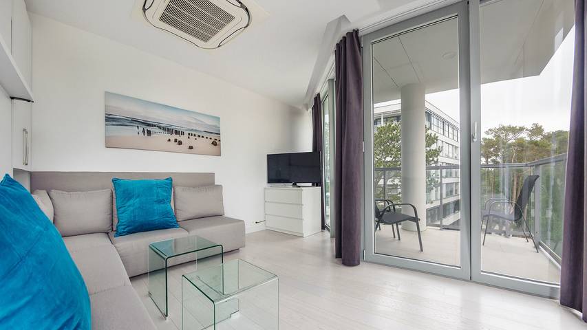 Ferienwohnung für 2 Personen, mit Balkon, mit Haustier in Mielno - 4