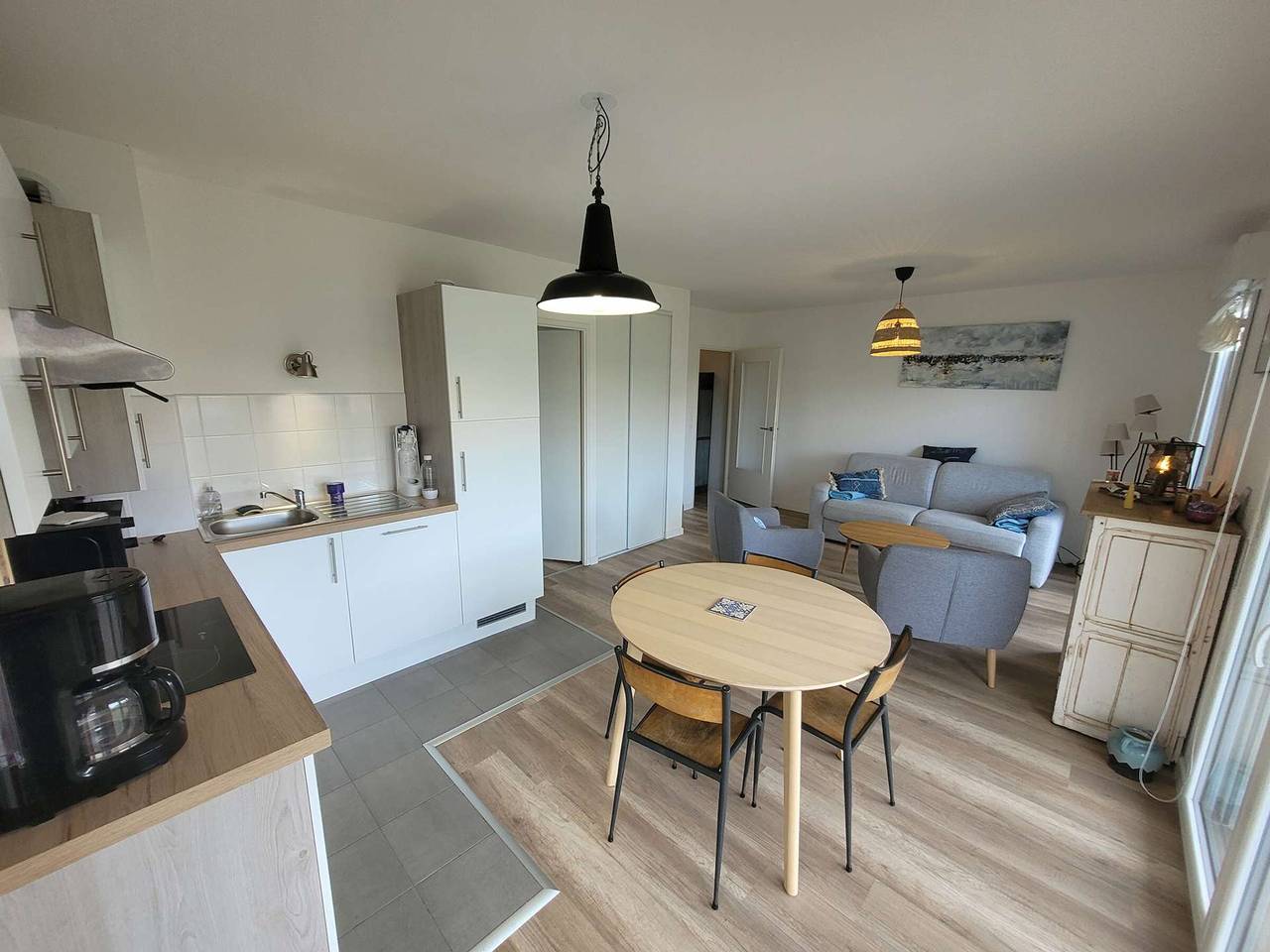 Ganze Wohnung, Charmante moderne Wohnung mit Garten und privatem Parkplatz in Wimereux, Boulogne-sur-Mer und Umgebung