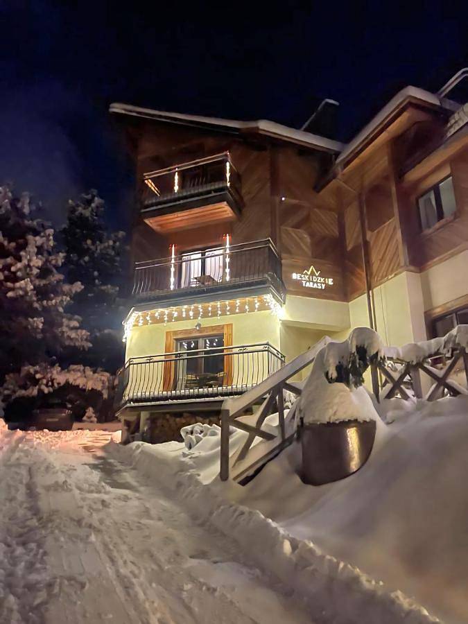 Beskidzkie Tarasy in Ustroń, Karpaty (Polska)