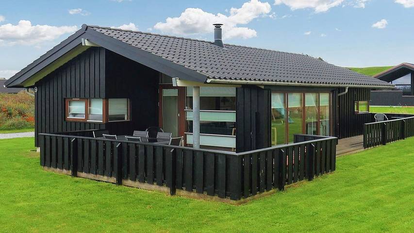 Ferienhaus für 8 Personen, mit Sauna und Terrasse sowie Whirlpool, mit Haustier in Nørlev Strand