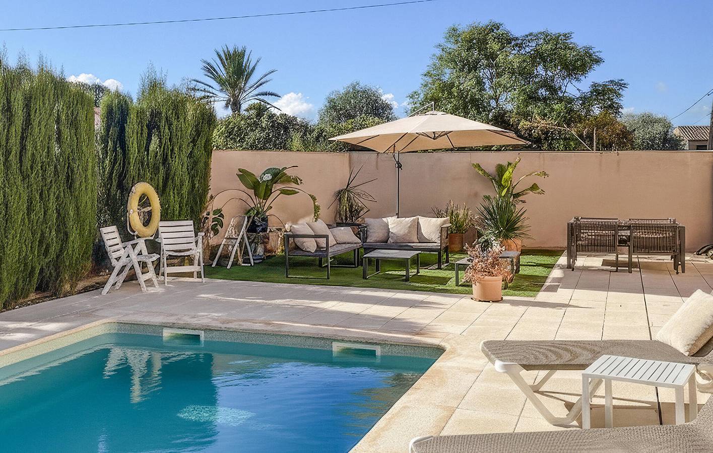 Cozy Apartment with Terrace, Pool & WiFi - Near Perico Son Toreo in Sineu, Majorca Center