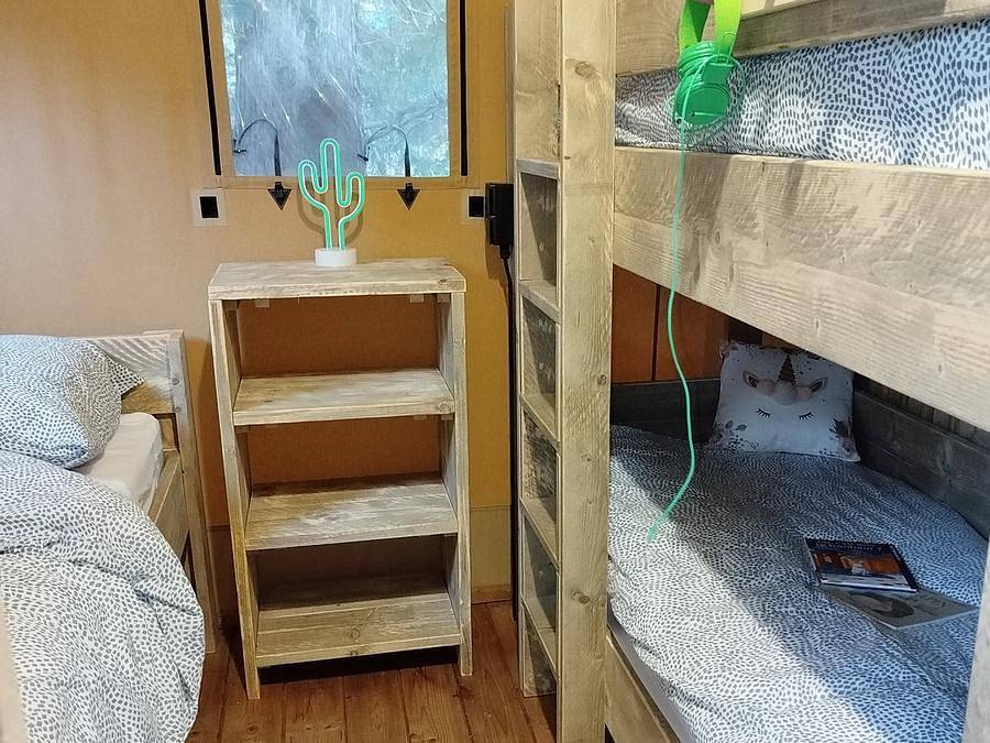 Camping Verbela Village - Lodge 5 persons - Lodge tent 34m2 - 2 bedrooms in Noves, Arles region