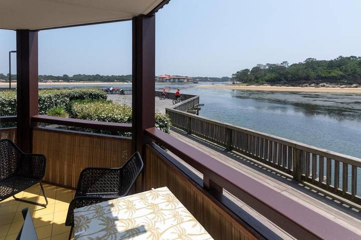 Apartamento para 2 personas, con vistas además de vistas al lago y terraza en Vieux-Boucau-les-Bains