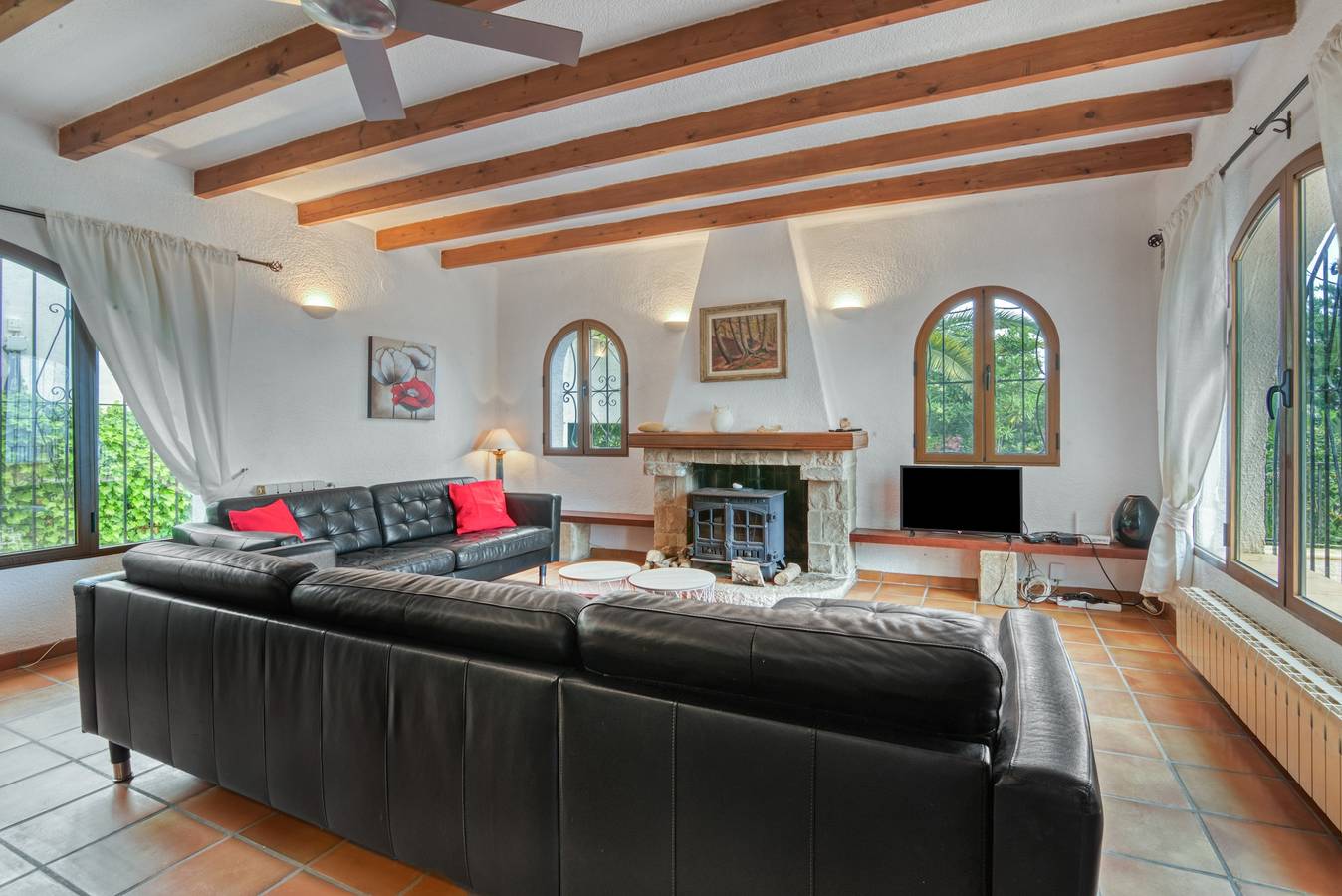 Villa 'Casa Ann - Affitti per famiglie' con vista mare, piscina privata e Wi-Fi in Cap Martí, Jávea