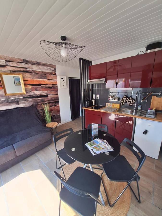 Appartement de vacances pour 3 personnes, avec jardin