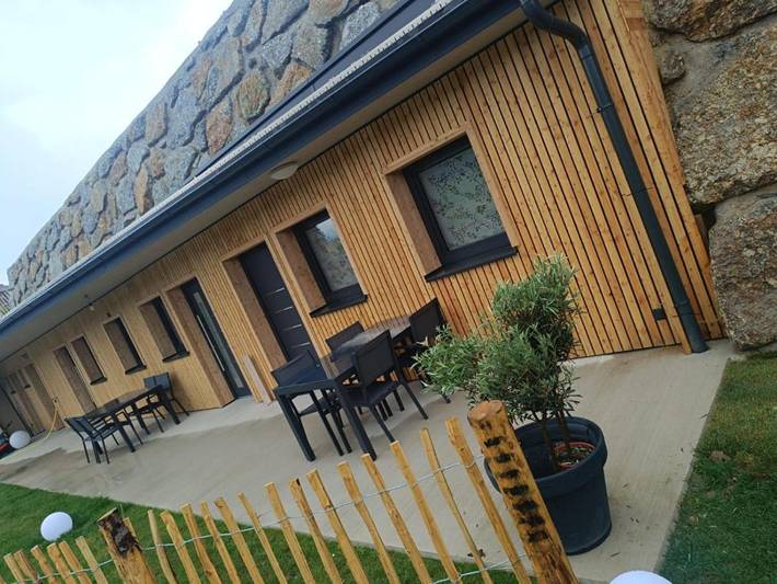 Bungalow für 3 Personen, mit Terrasse und Garten sowie Ausblick in Niederösterreich
