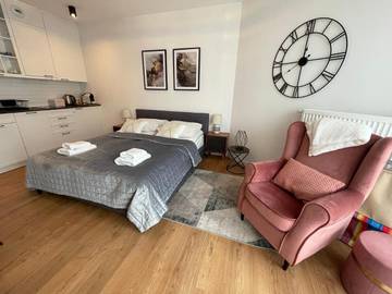 Ferienwohnung für 2 Personen, mit Garten und Ausblick in Pobierowo