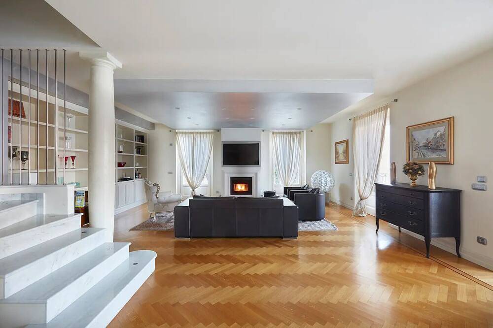 Perched above the gleaming waters of Lake Como in Riva (Faggeto Lario), Faggeto Lario