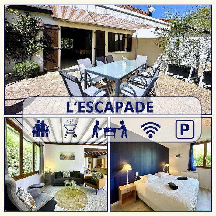 Maison de vacances pour 8 personnes, avec Terrasse et Jardin