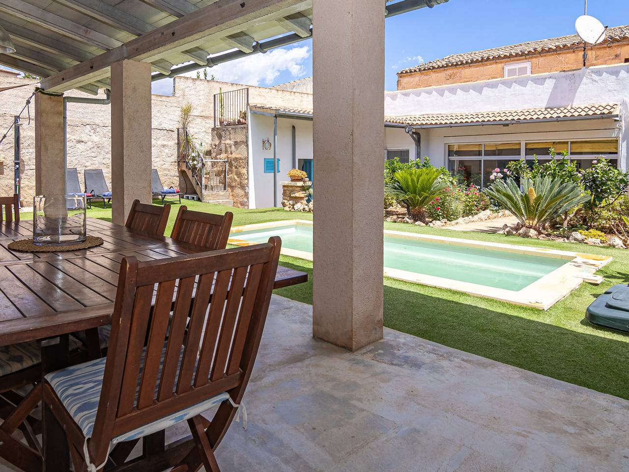 Villa acogedora en Ariany con piscina privada, aire acondicionado y aparcamiento seguro in Ariany, Interior de Mallorca