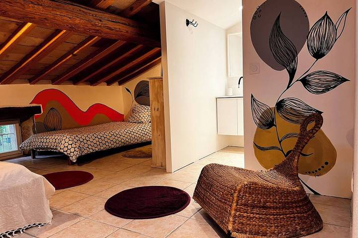 Location de vacances pour 9 personnes, avec balcon ainsi que piscine et jardin à Caux - 3