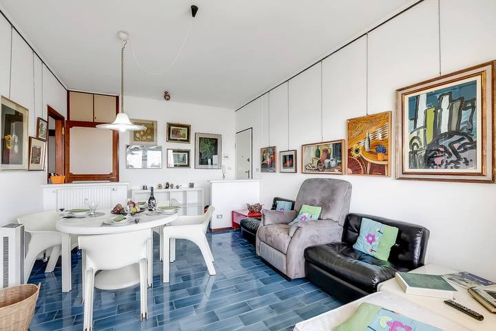 Ferienwohnung für 4 Personen, mit Balkon und Meerblick sowie Terrasse und Kinderpool in San Remo - 4