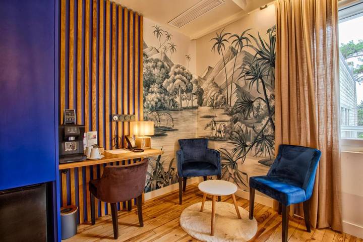 Hôtel pour 2 personnes, avec Terrasse et Jacuzzi ainsi que Jardin et Sauna à Cabourg