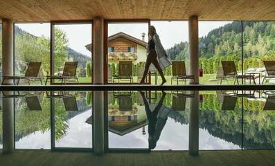 Hôtel pour 3 personnes, avec jardin et piscine ainsi que sauna et vue à Santo Stefano di Cadore
